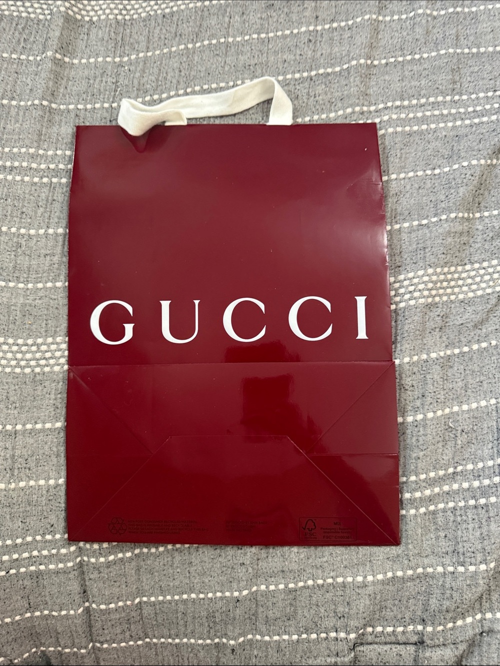 Gucci Paper Shopping Bag
